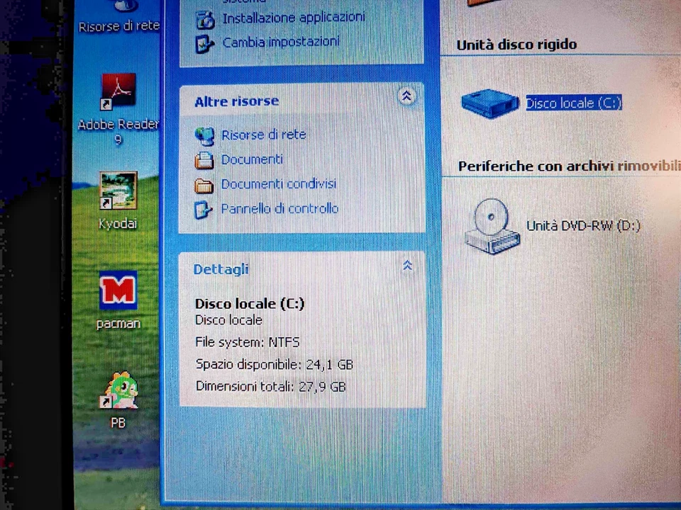 Notebook Portatile Acer Aspire Windows XP Intel AMD USB USB Lan Ram LPT - Immagine 3 di 4