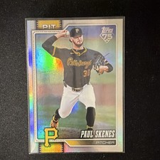 Topps 2026 Series 1 Paul Skenes Pittsburgh Pirates Rainbow Foil #100