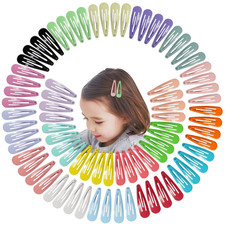 80PCS Hair Clips, 2 Inch Non-Slip Metal Hair Barrettes for Girls, Kids, Baby and