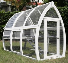 🐔 Large Dorchester Grey Ark Chicken Coop with Built-in Run - Hen House 🥚