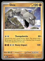 Onix 095/165 Uncommon Scarlet & Violet 151