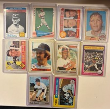 1950's-1960's-1970's Topps # 32 lot(10) $$Vintage Baseball Card Lot (34) Cards