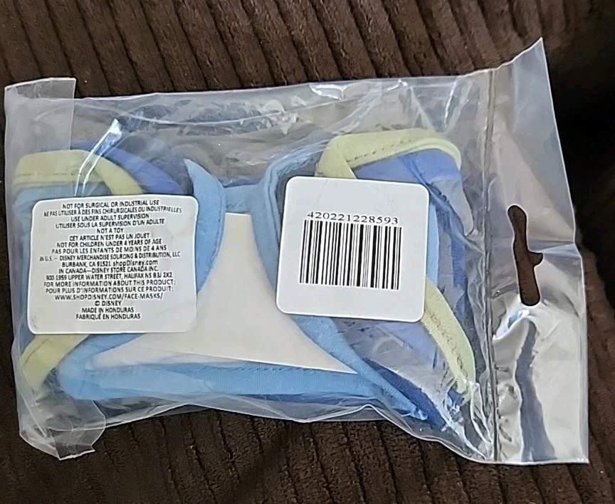 4 Pack Disney Store Star Wars Baby Yoda Grogu R2-D2 Cloth Face Mask Adult Small - Image 3 of 4