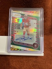 2024 Absolute #131 Ricky Pearsall Rookie (RC) Signature Spectrum Green Auto /25