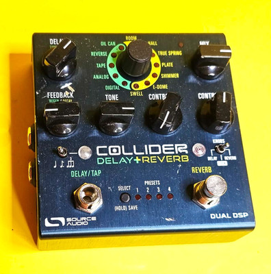  UNTESTED SOURCE AUDIO COLLIDER DELAY+REVERB HIGH-END DUAL STEREO EFFECTS PEDAL 