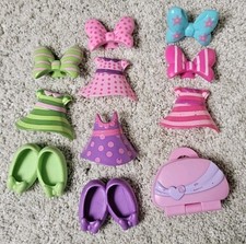 Lot d'accessoires figurines style Minnie Mouse Snap n Fisher Price 2010 Mattel