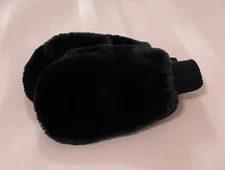 Manguun Black Faux Fur Winter Cold Weather Stylish Fashion Mittens - NWT