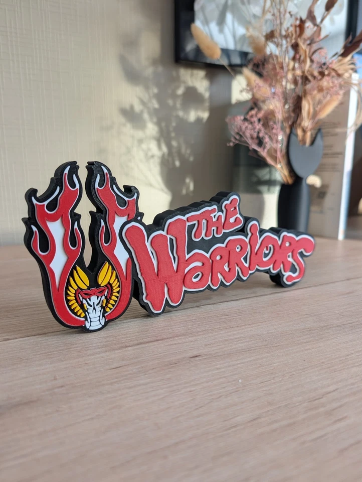 The Warriors Logo Décoratif Les Guerriers De La Nuit 23x10cm Fanart - Photo 3/4
