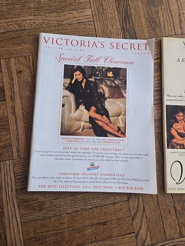 1996 FALL Vol V No.3 Victoria's Secret Catalog YASMEEN GHAURI Rebecca Romijn & - Picture 2 of 7