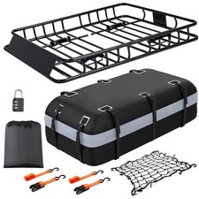 Heavy Duty Universal Rooftop Cargo Carrier Roof Rack, 64"x36"x5" Roof Rack Ba...