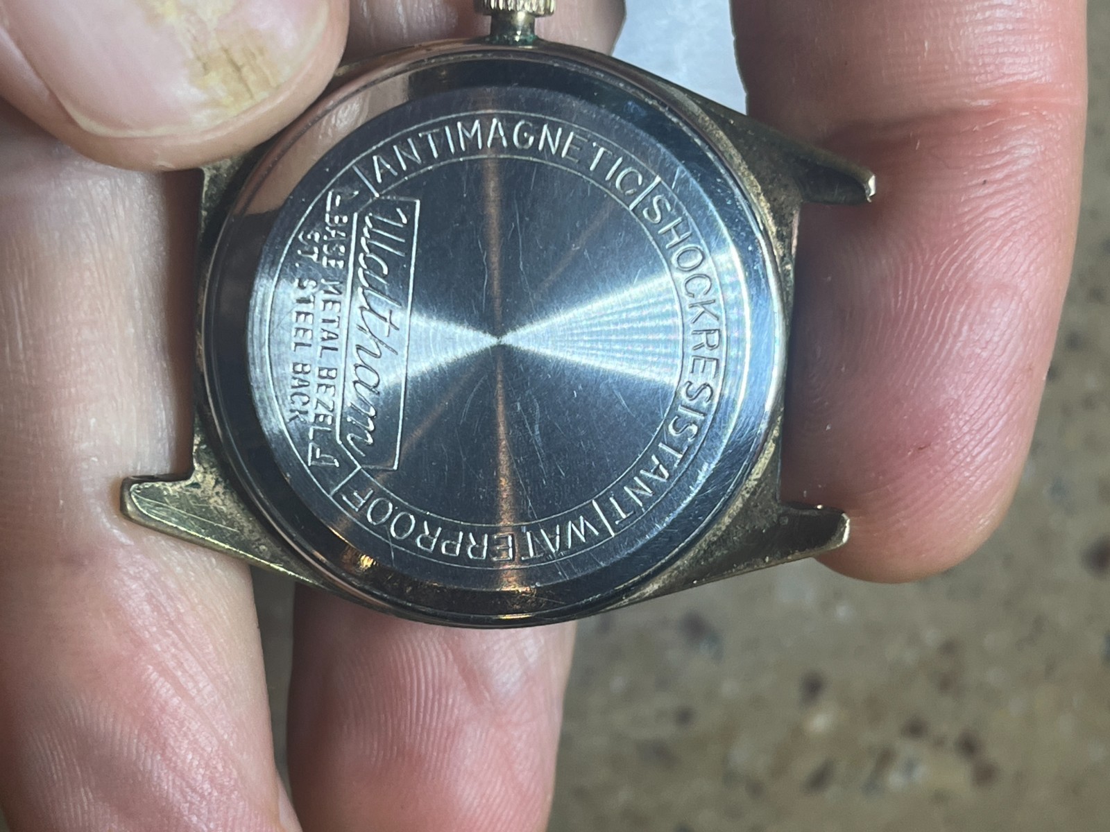 Vintage Waltham 17 Jewel Swiss Made Men’s Wristwatch – Ticks, For Repair/Project