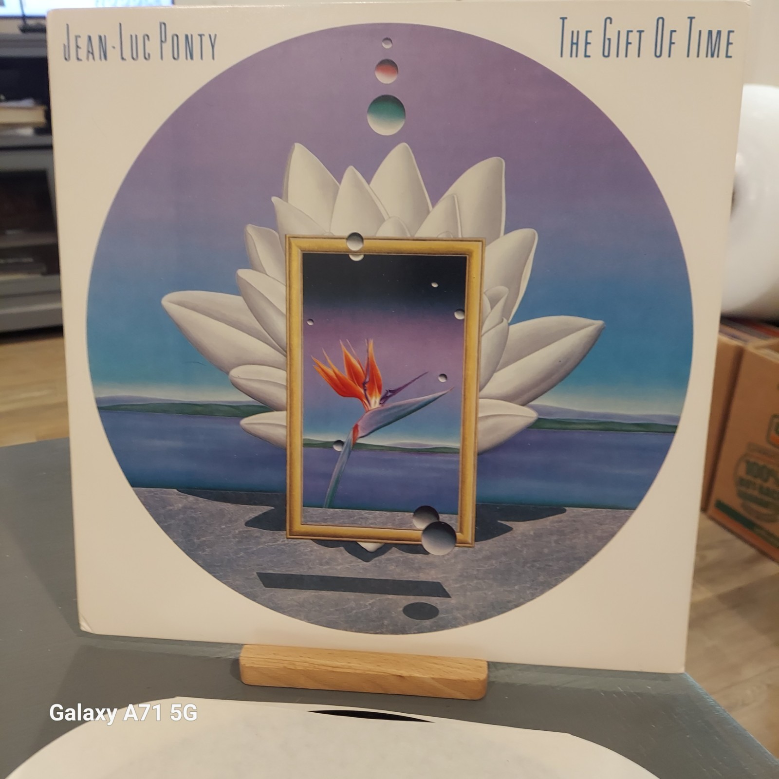 Jean-Luc Ponty - The Gift Of Time 12" Vinyl LP Record 1987 Columbia Jazz WOW! NM