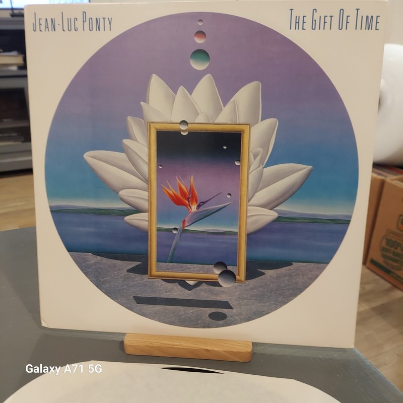 Jean-Luc Ponty - The Gift Of Time 12" Vinyl LP Record 1987 Columbia Jazz WOW! NM