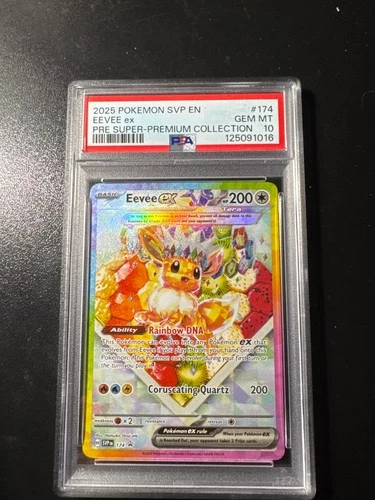 EEVEE EX PRE SUPER PREMIUM COLLECTION BLACK STAR PROMO PSA 10!!!!!