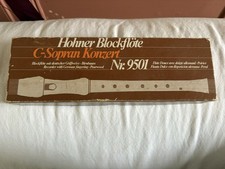 Vintage Hohner Blockflote Wood Recorder C-Soprano Educator No 9501 Original Box