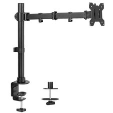 Single Large Monitor Arm Desk Mount, Holds Screens up to 45 inch Ultrawide, F...