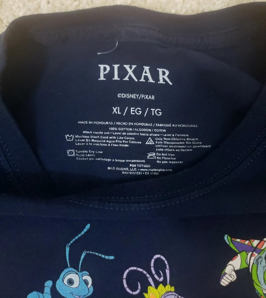 Disney PIXAR Toy Story Navy Blue Short Sleeve T-Shirt Size XL/EG