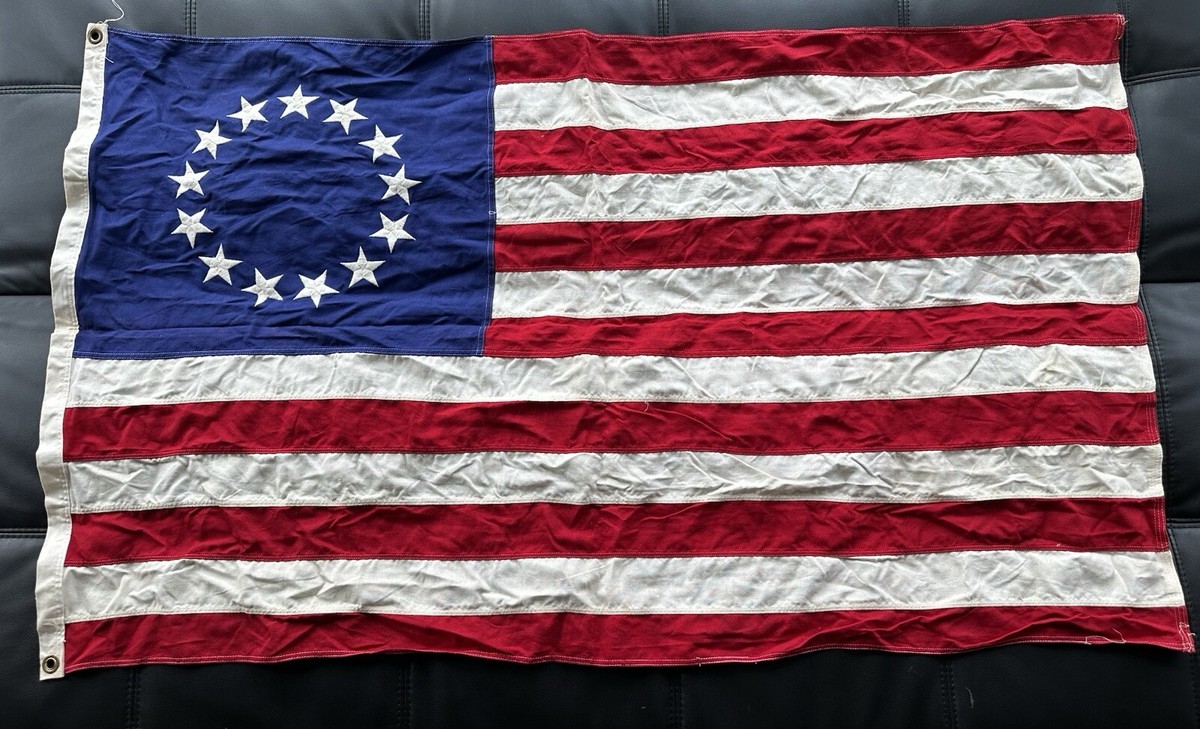 U.S. FLAG USA 13 Stars American US Unmarked 56” X 33” | eBay