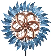 Wind Spinner Large Wind Mill Metal Outdoor Indoor Large Two-Way Wind Sculptures