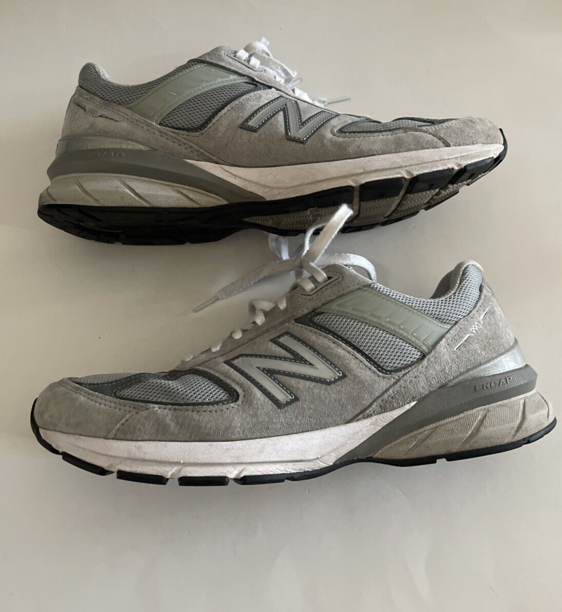 New Balance Made in USA 2A M990GL5 (990v5) Grey Sneaker Men Size 13 *Stain