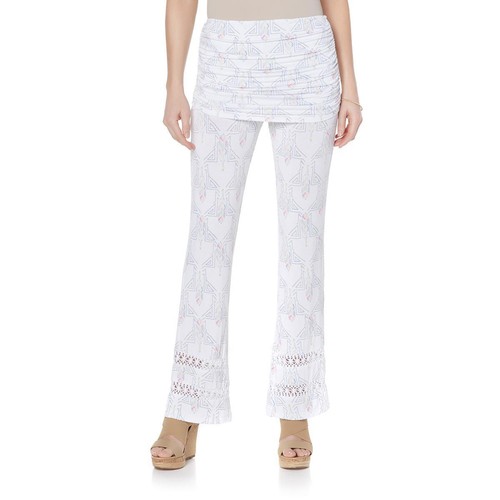 Lisa Kline Venice Beach Pant with Crochet Trim 458804-J (1X) - Picture 2 of 2