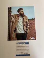 Jordan Davis Country Star signed autographed 8.5x11 photo ‘Buy Dirt’ ACOA