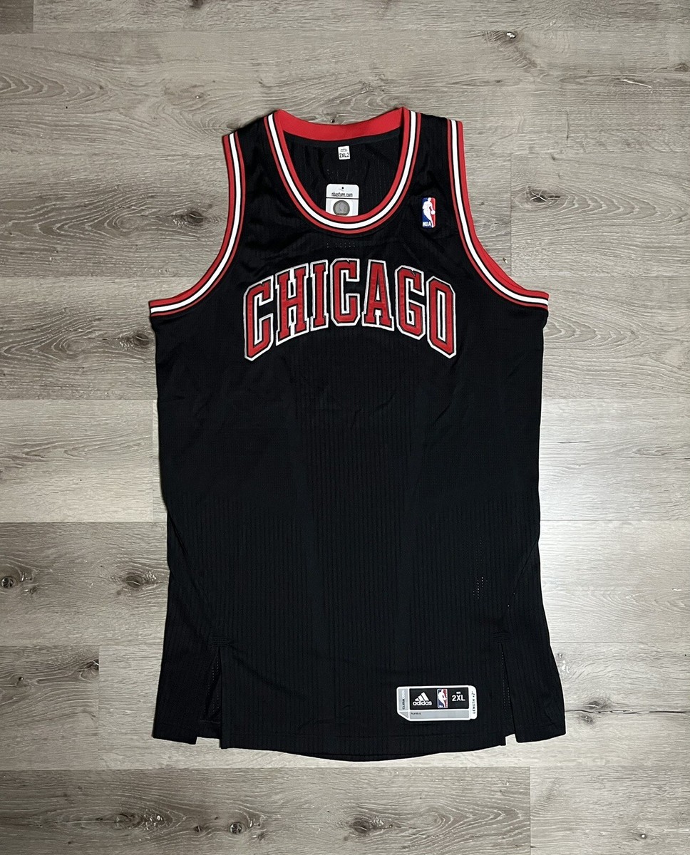 Adidas Chicago Bulls Jersey Authentic Rose Blank Rev 30 Alt Black