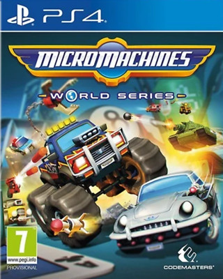 Micro Machines World Series Mikromaschinen NEU VERSIEGELT PS4 PAL Playstation 4 SELTEN