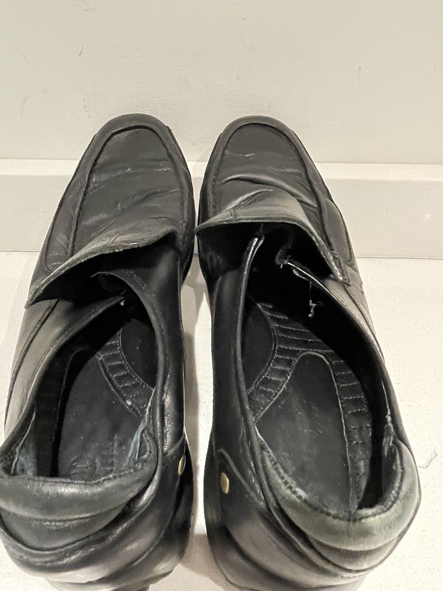 Cole Haan C04054 Air Black Bicycle Toe Contrast Stitch Slip  display picture 1