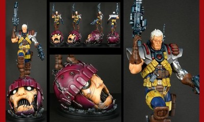 marvel cable statue