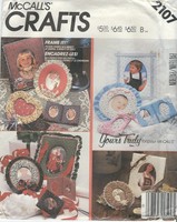 Mccall's 2107 Set Of Picture Frames Sewing Pattern Mccall's 2107 Set Of Picture Frames Sewing Pattern