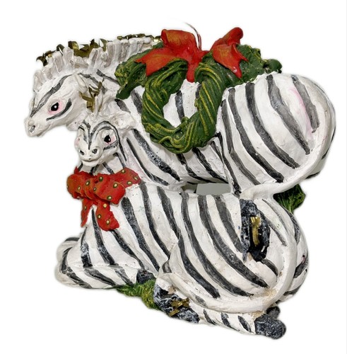 Dept 56 Noah’s Ark Zebra Vtg Christmas Ornament Resin Retired - Picture 2 of 3