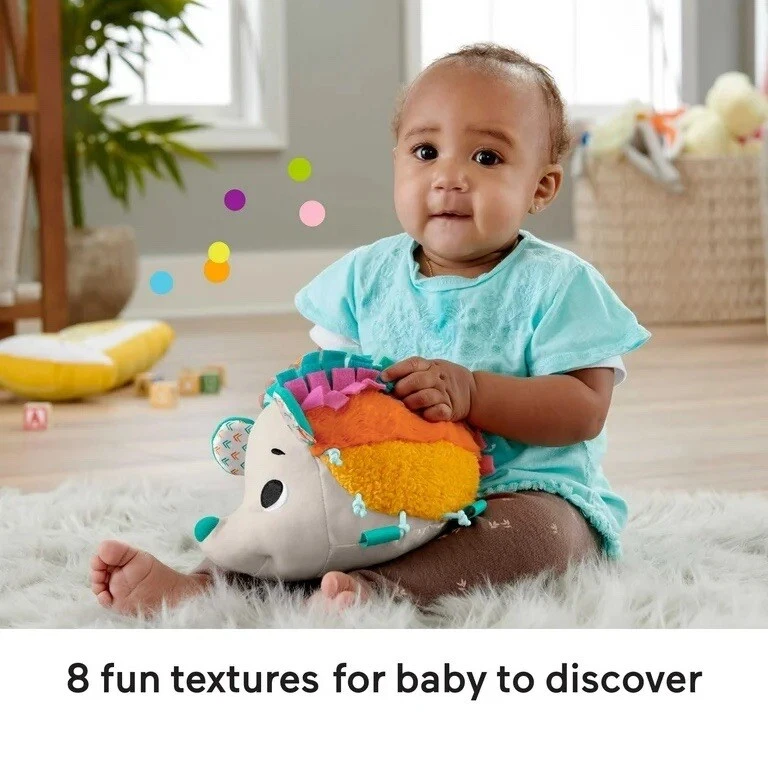 Juguete sensorial de peluche Fisher-Price Cuddle n' Snuggle Hedgehog recién nacido Foto 4 de 4