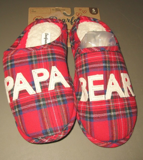 papa bear slippers