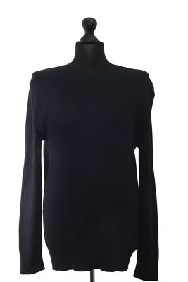 Drykorn Albert Herren Pullover M blau dunkelblau Rundhals Strick Baumwolle NEU