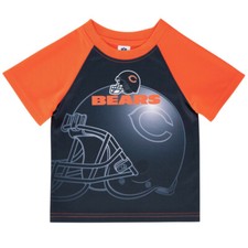 Chicago Bears Performance Baby Toddler Shirt, NFL Gerber Football Helmet