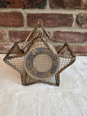 Coaster Set With Star Shaped Basket Set Of 4 Coasters Home Decor Country Boho