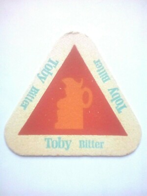 Vintage BASS - TOBY BITTER Cat No'97 - Bierdeckel / Untersetzer 