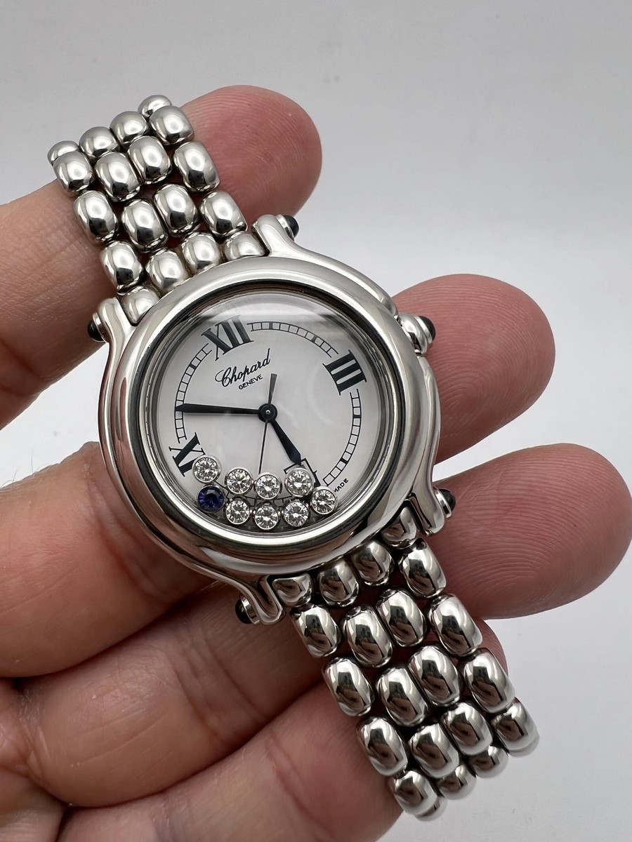Chopard Happy Sport 27/8236-23 White Dial 8 Diamonds 1 Chopard Happy Sport 27/8236-23 White Dial 8 Diamonds 1