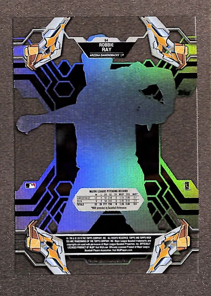 2019 Topps High Tek Green #64 Robbie Ray /150 - Image 2 of 3