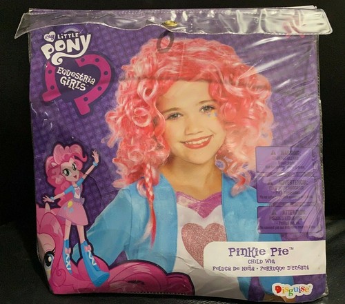 Pinkie Pie Equestria Wig My Little Pony Halloween Child Costume Accessory New - 第 1/4 張圖片