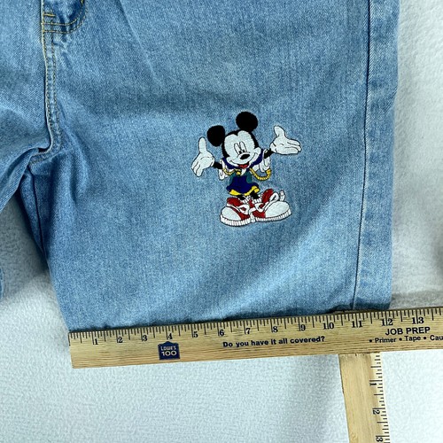 Mickey Unlimited Jerry Leigh Shorts Blue Size L (31) Embroidered Mickey Mouse - Picture 6 of 12