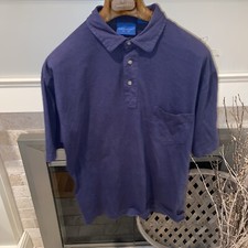 Vintage Penney's Towncraft Henley Polo Large Shirt With Pocket 60  s 