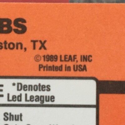 1990 Donruss Pat Combs Rated Rookie #44 - Error Card - No . after