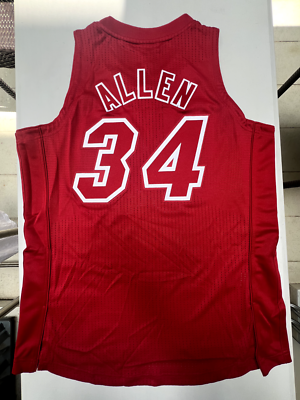 44 L Ray Allen Miami Heat NBA Mitchell & Ness 2012 Christmas