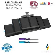 BATTERIA PER APPLE MACBOOK PRO RETINA 15" A1494 A1618 A1398 2013-15 8440mAh