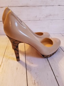 coach signature heels