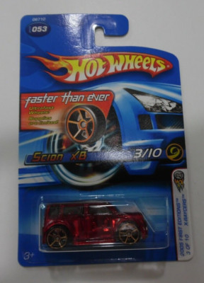 2005 First Edition Hot Wheels FTE Scion X8 X-Raycers 3/10 - NEW   # 053 RED