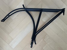 ULIX Townie Alloy Rear Rack Gepäckträger, schwarz, Alu, bis 25kg, 829 Gramm