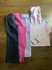 Faded glory and other lot of 4 items girls Sz. 5 sweatshirt/pants jeans